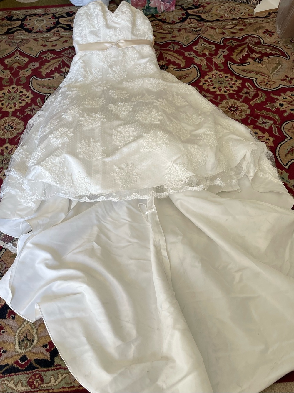 16 w davids bridal 9t9211 wedding dress